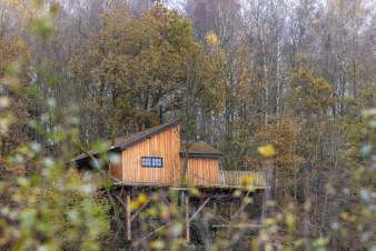 Cabane perche pour 8 personnes  louer en Ardenne (Bertrix)