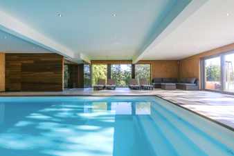 Magnifique maison de vacances avec piscine et vue panoramique pour 10 personnes prs de Trois-Ponts